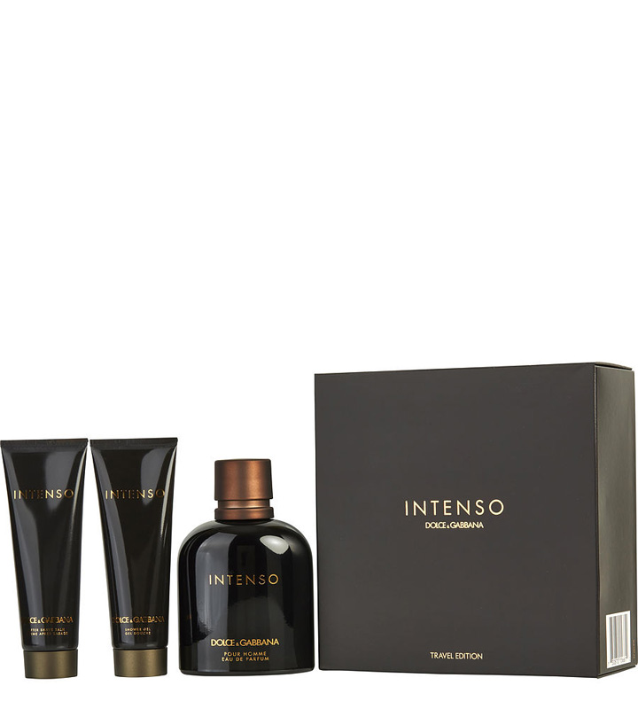 DOLCE & GABBANA POUR HOMME INTENSO EDP 100ML PERFUME + 100ML AFTERSHAVE BALM + 50ML SHOWER GEL