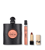 YVES SAINT LAURENT BLACK OPIUM 3PIECE (90ML EDP+10ML EDP+LIPSTICK) GIFT SET