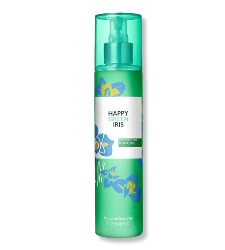 UNITED COLORS OF BENETTON HAPPY GREEN IRIS 236ML BODY MIST