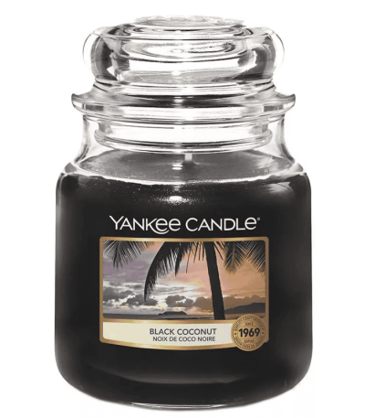 YANKEE CANDLE CLASSIC MEDIUM JAR BLACK COCONUT