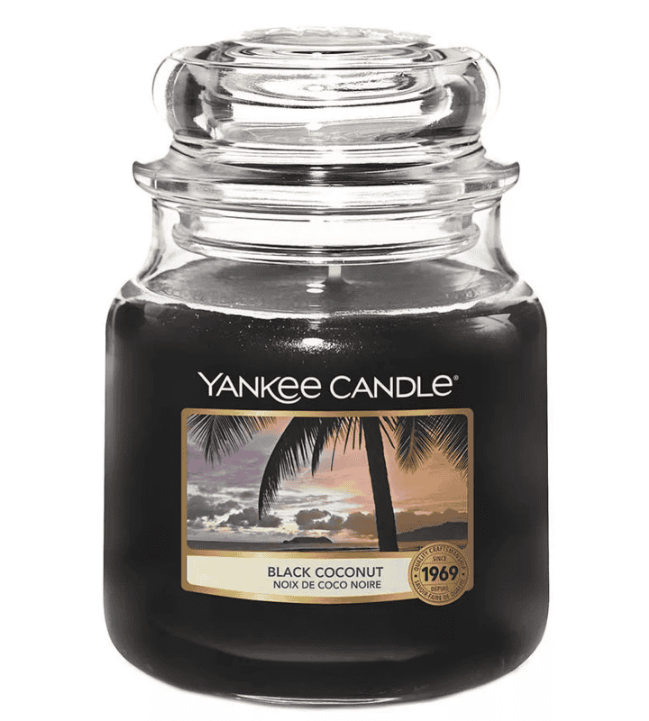 YANKEE CANDLE CLASSIC MEDIUM JAR BLACK COCONUT