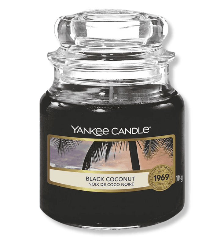 YANKEE CLASSIC SMALL JAR BLACK COCONUT CANDLE YANKEE CLASSIC SMALL JAR BLACK COCONUT CANDLE