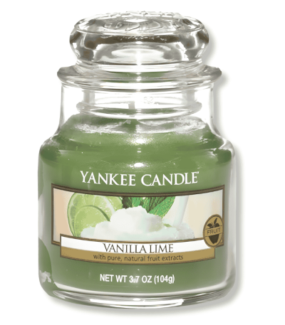 YANKEE CLASSIC SMALL JAR VANILLA LIME CANDLE