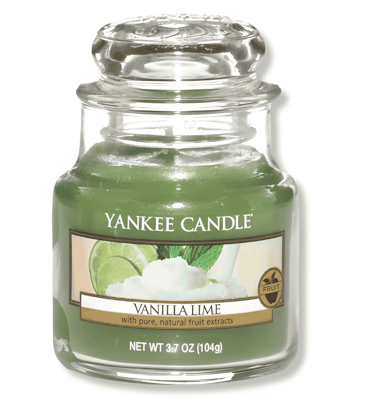 YANKEE CLASSIC SMALL JAR VANILLA LIME CANDLE