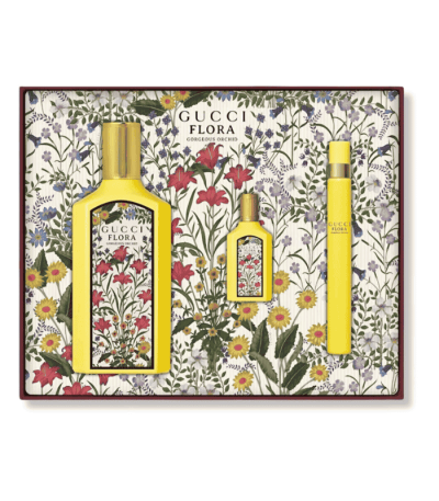 GUCCI FLORA GORGEOUS ORCHID 3PCS GIFT SET (100ML EDP+5ML+100ML)