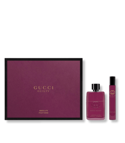 GUCCI GUILTY ABSOLUTE POUR FEMME EDP (90ML EDP +10ML PURSE SPRAY)