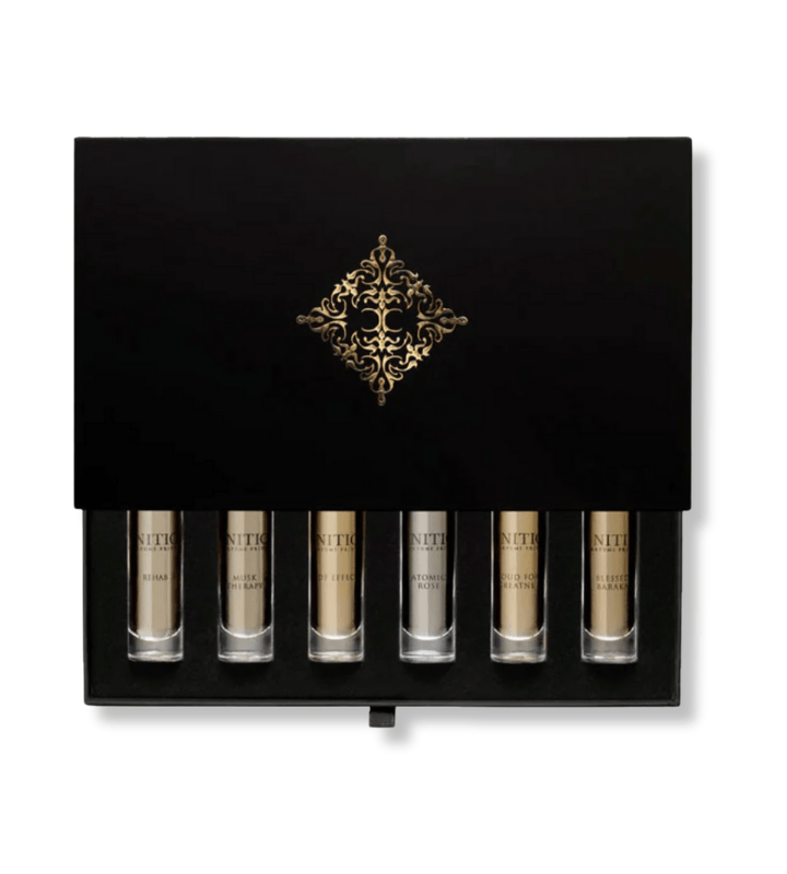 INITIO INITATION COFFRET (REHAB, SIDE EFFECT, OUD FOR GREATNESS, MUSK THERAPY, ATOMIC ROSE, BLESSED BARAKA) EDP 6x10ML SET
