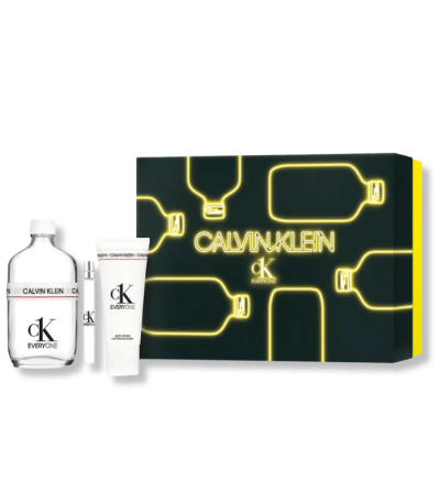CALVIN KLEIN CK EVERYONE EDT (100ML EDT + 10ML MINIATURE + 100ML SHOWER GEL) 3PCS SET