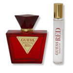 GUESS SEDUCTIVE RED 2PCS EDT 75ML+15ML MINI SET FOR WOMEN B