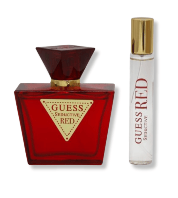 GUESS SEDUCTIVE RED 2PCS EDT 75ML+15ML MINI SET FOR WOMEN B
