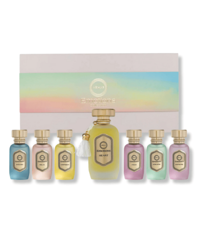 ARMAF EMOTIONS COLLECTION HEART 100ML+DYNAMIC 15ML+RELAX 15ML +CONFIDENT 15ML+FRESH 15ML +ROMANTIC 15ML +HYPNOTIC 15ML 7 PCS SPRAY GIFT SET