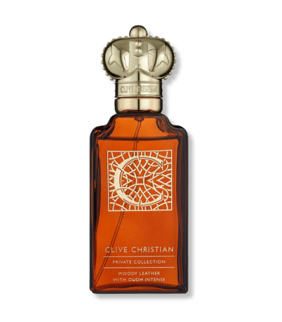 CLIVE CHRISTIAN PRIVATE COLLECTION C WOODY LEATHER WITH OUDH INTENSE FARFUM FOR MEN TESTER