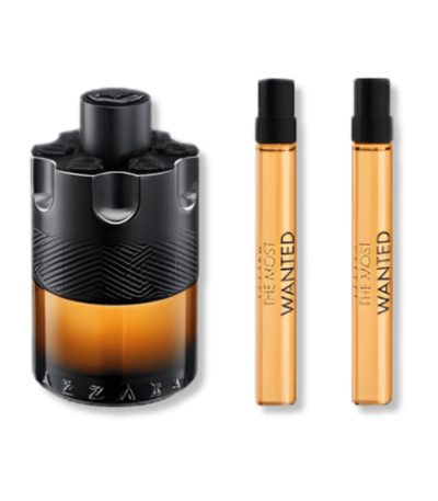 AZZARO WANTED EDP 100ML + 10MLX2 SPRAY MINIATURE SET