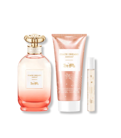 COACH DREAMS SUNSET EDP 90ML+ 7.5ML + 100ML BODY LOTION SET