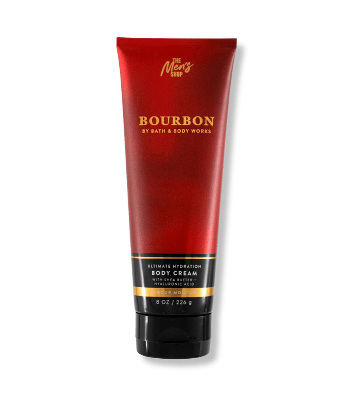 BATH & BODY WORKS BOURBON ULTRA SHEA BODY CREAM FOR MEN BATH & BODY WORKS BOURBON ULTRA SHEA BODY CREAM FOR MEN