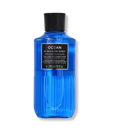 BATH & BODY WORKS OCEAN HAIR FACE & BODY WASH FOR MEN