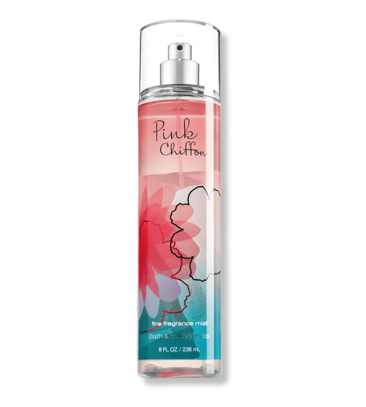 BATH & BODY WORKS PINK CHIFFON FINE FRAGRANCE BODY MIST