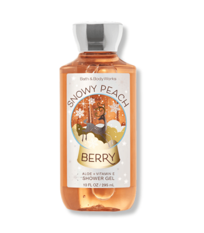 BATH & BODY WORKS SNOWY PEACH BERRY SHOWER GEL 295ML