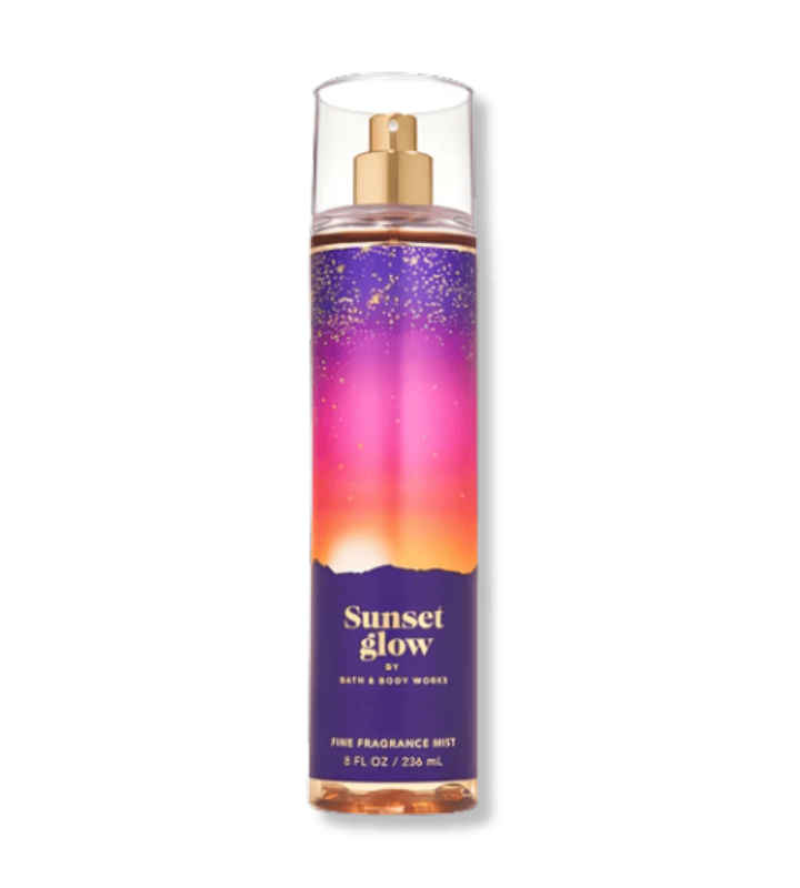 BATH & BODY WORKS SUNSET GLOW FINE FRAGRANCE BODY MIST