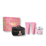 VERSACE BRIGHT CRYSTAL EDT FOR WOMEN SET (90ML EDT+100ML BODY LOTION+100ML BATH & SHOWER GEL+BEAUTY CASE) GIFT SET