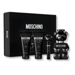 MOSCHINO TOY BOY GIFT SET EDP 100ML+ 10ML TRAVEL SPRAY+ 100ML SHOWER GEL + 100ML AFTER SHAVE BALM 4PCS SET