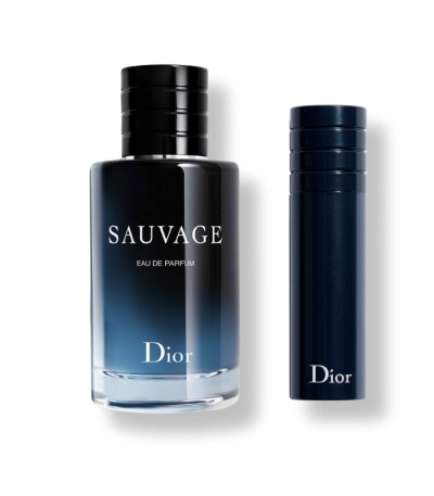DIOR SAUVAGE EDP FOR MEN 100ML + 10ML TRAVEL SPRAY REFILLABLE