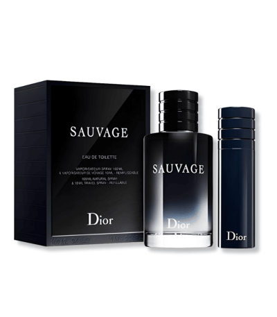 DIOR SAUVAGE EDT FOR MEN 100ML + 7.5ML TRAVEL SPRAY REFILLABLE