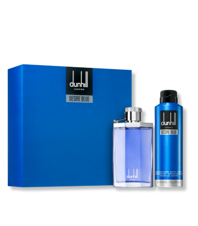 DUNHILL DESIRE BLUE EDT FOR MEN GIFT SET ( EDT 100ML+226ML BODY SPRAY)