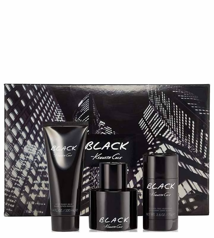 KENNETH-COLE-BLACK-EDT-FOR-MEN-GIFT-SET-100ml-PERFUME100ml-AFTER-SHAVE-BALM75gm-DEO-STICK KENNETH COLE BLACK EDT FOR MEN GIFT SET (100ml PERFUME+100ml AFTER SHAVE BALM+75gm DEO STICK) - Image 1