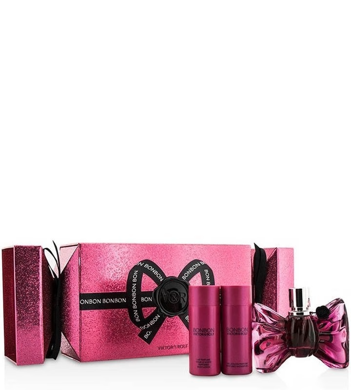 VIKTOR-amp-ROLF-BON-BON-GIFT-SET-90ML-EDP-50ML-BODY-LOTION-50ML-SHOWER-GEL VIKTOR & ROLF BON BON 90ML EDP + 50ML BODY LOTION + 50ML SHOWER GEL SET - Image 1