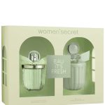 WOMEN SECRET EAU IT'S FRESH 2PCS SET EDT 100ML+BODY LOTION 200ML FOR WOMEN