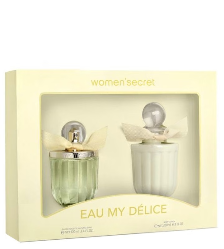 WOMEN-SECRET-EAU-MY-DELICE-2PCS-SET-EDT-100MLBODY-LOTION-200ML-FOR-WOMEN WOMEN SECRET EAU MY DELICE 2PCS SET EDT 100ML+BODY LOTION 200ML FOR WOMEN - Image 1