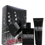 ZADIG & VOLTAIRE THIS IS HIM TRAVELLER'S EXCLUSIVE 100ML EDT+75ML SHOWER GEL SET