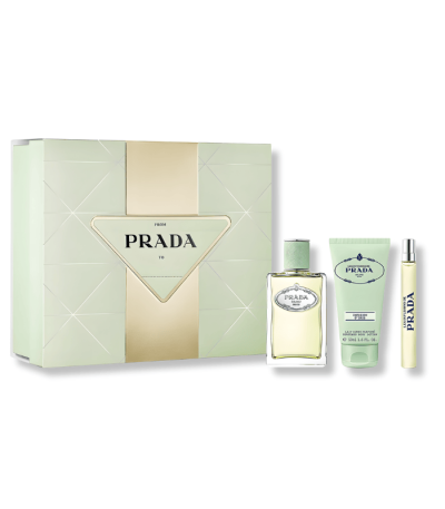 PRADA LES INFUSIONS DE IRIS SET (100EDP+10ML EDP+50ML BODY LOTION) GIFT SET