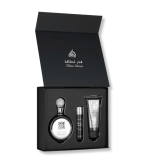 LATTAFA FAKHAR BLACK EDP GIFT SET ( 100ML EDP + 12ML TRAVEL SPRAY + 100ML SHOWER GEL)